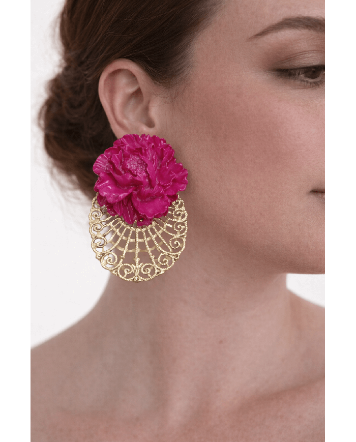 Pendientes Flamenca La Palma - Elegancia y Tradición Flamenca