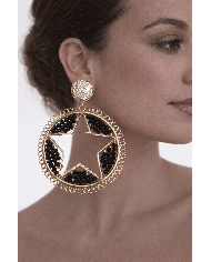 Pendiente Flamenca Estrella - Elegancia y Tradición Española