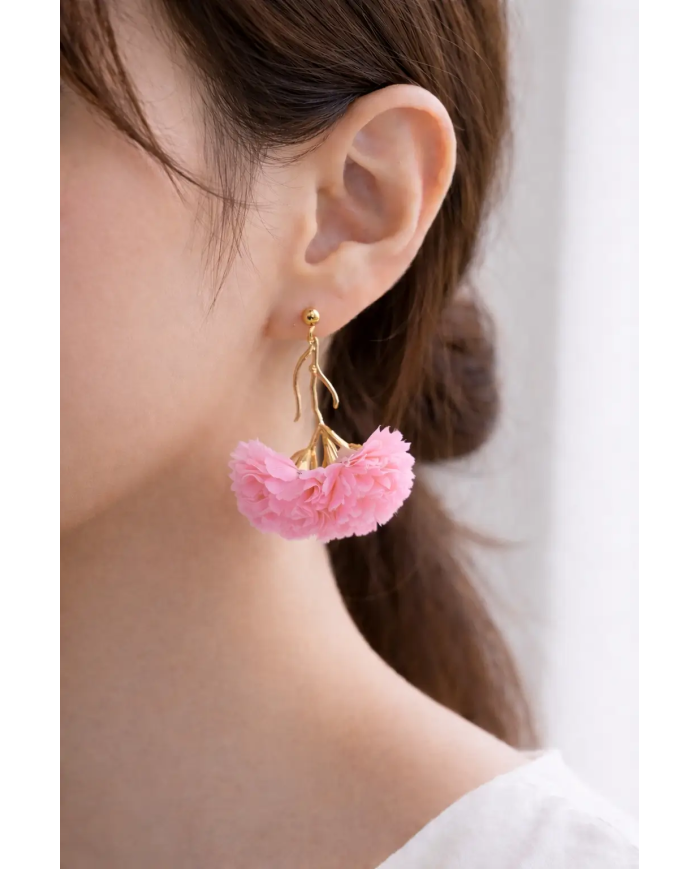 Pendientes Flamenca Clavel - Elegancia y Tradición Andaluza