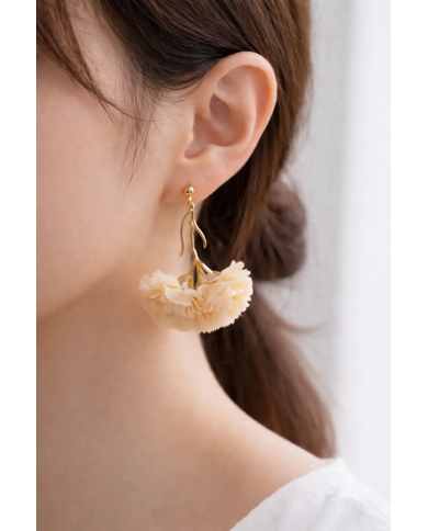 Pendientes Flamenca Clavel - Elegancia y Tradición Andaluza