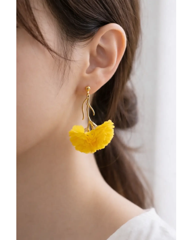 Pendientes Flamenca Clavel - Elegancia y Tradición Andaluza