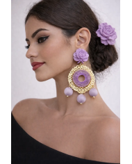 Pendiente Flamenca Bolillos - Elegancia y Tradición Flamenca