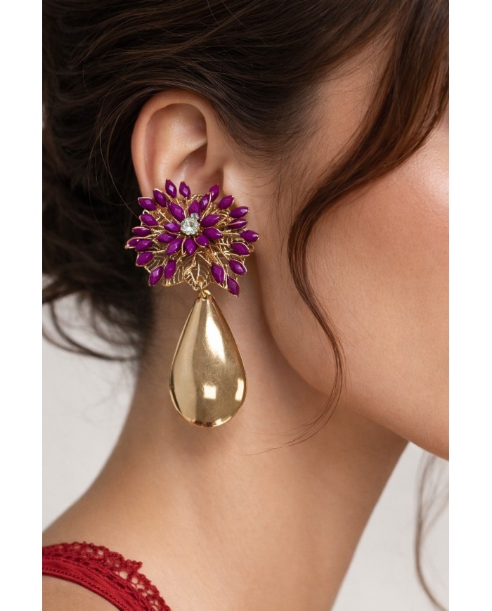 Pendiente Flamenca Estambres | Elegancia y Tradición en Joyería