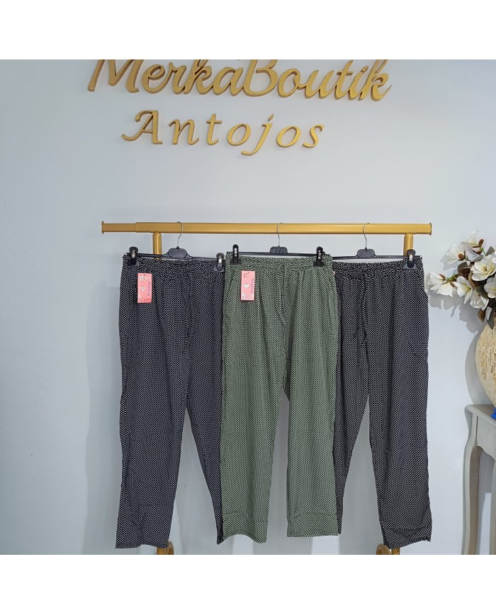 Pantalón de Poliéster Pata Estrecha Pepa - Estilo y Confort