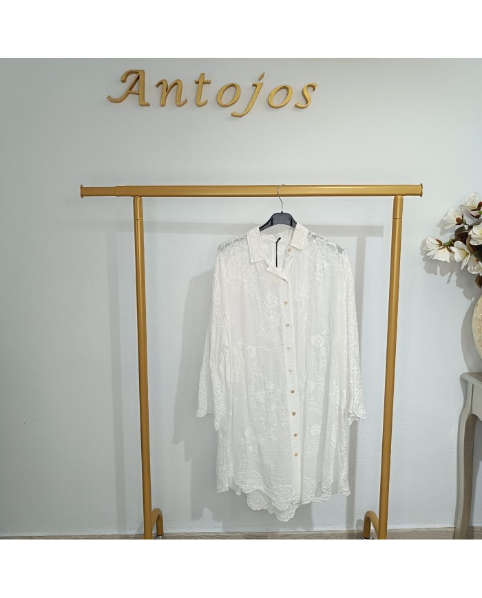 Camisa Larga de Algodón Jalisco - Estilo y Comodidad