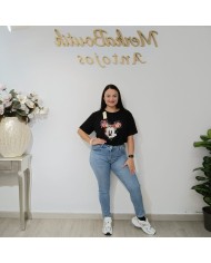 Pantalón Vaquero Pitillo Luna - Elegancia Flamenca y Comodidad