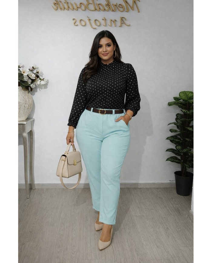 Pantalón Nube Mini Pata Estrecha - Elegancia y Comodidad