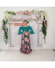 Camisa Flamenca con Encaje Ranchera - Elegancia y Tradición