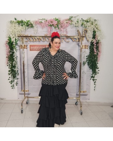 Compra Camisa Flamenca Lunar Curvy - Estilo y Confort para Mujeres con Curvas