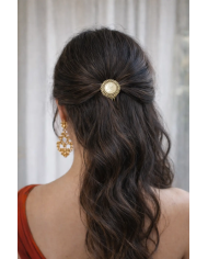 Peina moneda dorada flamenca | Accesorios flamenca Merkaboutik