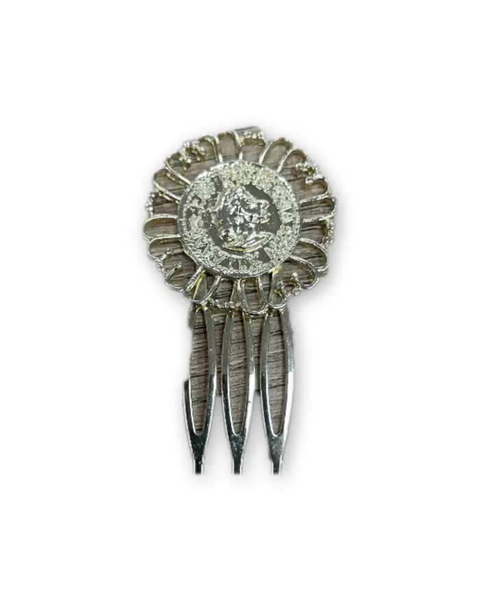 Peina moneda dorada envejecida flamenca | Accesorios flamenca Merkaboutik