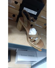 Sandalia Coqueta Mujer Tacón Ancho Cómoda | Merkaboutik