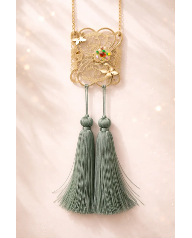 Cuelga Abanicos Flamenco con Flecos | Merkaboutik