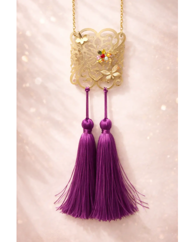 Cuelga Abanicos Flamenco con Flecos | Merkaboutik