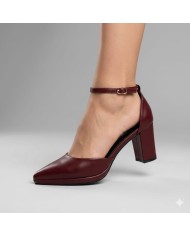 Zapato Duquesa Tacón Bloque | Pulsera T Clásico | MerkaBoutik Antojos