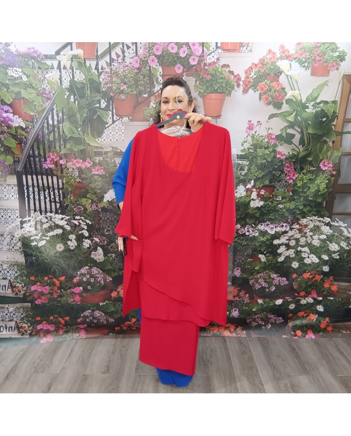 conjunto elegante mujer