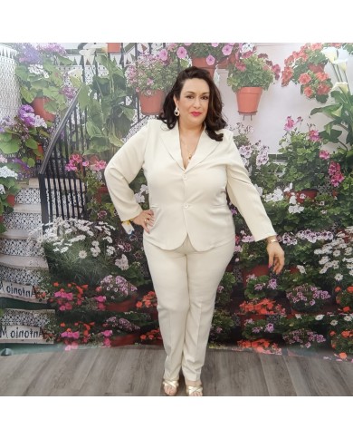 Conjunto Zeus blazer y pantalón elegante mujer | Merkaboutik