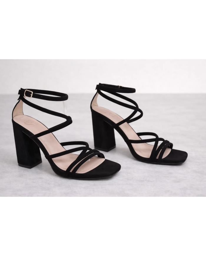 Sandalia JAMAICA Plataforma | Tacón Ancho & Multicolor Metalizado