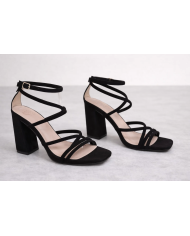 Sandalia JAMAICA Plataforma | Tacón Ancho & Multicolor Metalizado