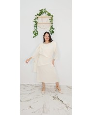 Vestido midi crespón Almería elegante | Moda curvy mujer