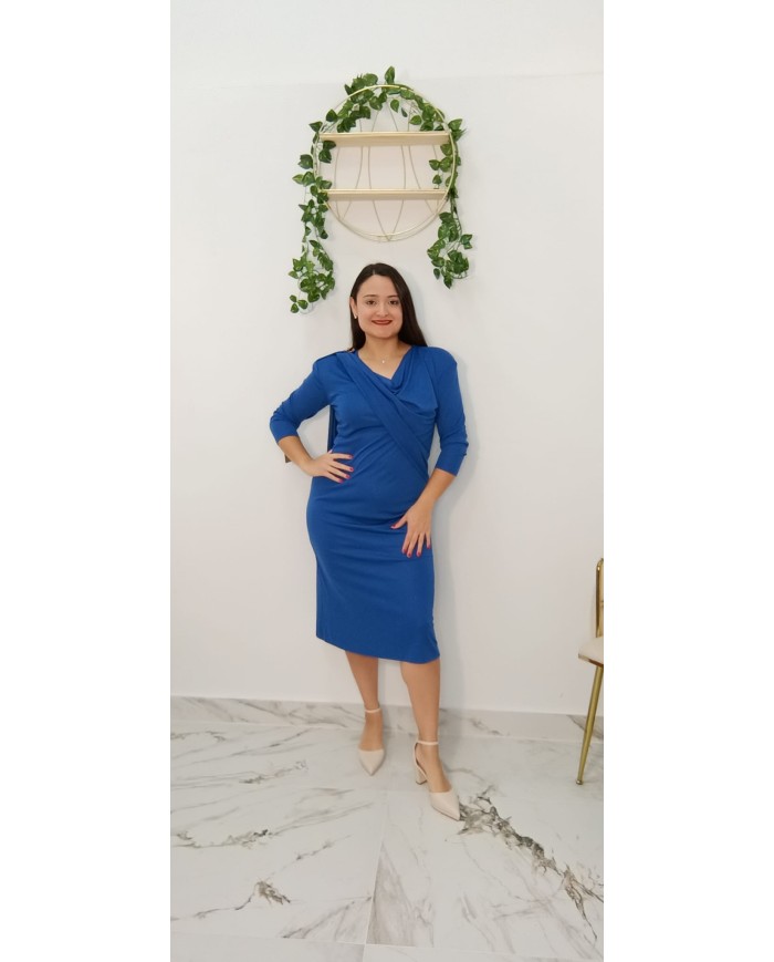 Vestido Punto Frío Isabella | Vestido midi elegante y favorecedor