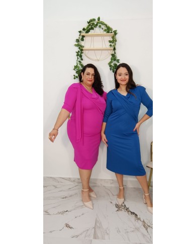 Vestido Punto Frío Isabella | Vestido midi elegante y favorecedor