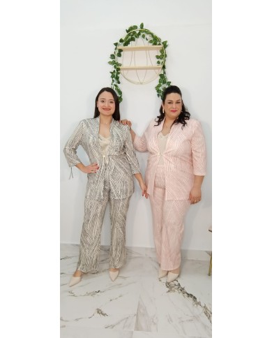 Conjunto Crespón Molina | Conjunto elegante de dos piezas para mujer