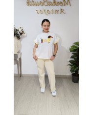 Camiseta Perrito Bali | Talla única 40 a 48