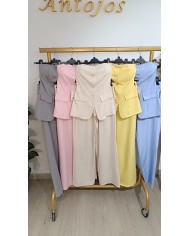 Conjunto Palabra de Honor Rubí de dos piezas para mujer, talla única de la 38 a la 42