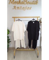 Conjunto Deportivo Pata Ancha Print Mercurio | Talla única 44 a 54