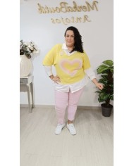 Jersey Corazón Latino | Talla única 42 a 54