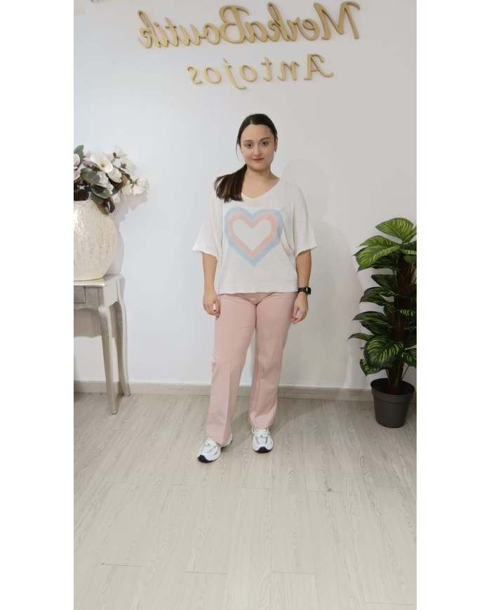 Jersey Corazón Latino | Talla única 42 a 54