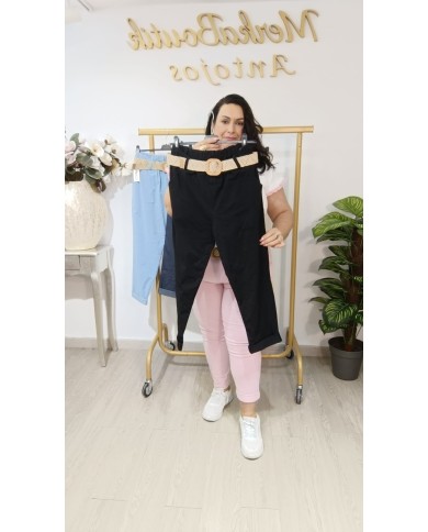 Pantalón Elastizado Papasey Cinturón | Talla única 46 a 54