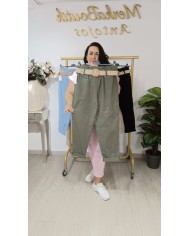 Pantalón Elastizado Papasey Cinturón | Talla única 46 a 54