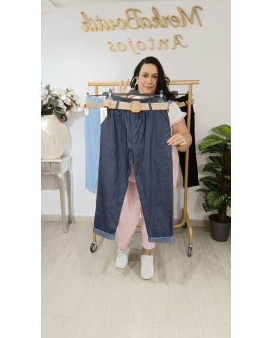 Pantalón Elastizado Papasey Cinturón | Talla única 46 a 54