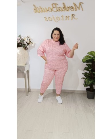 Conjunto Sara Animal Print | Talla única 44 a 54