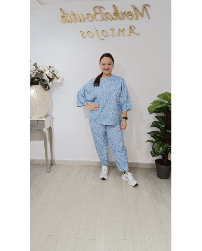 Conjunto Sara Animal Print | Talla única 44 a 54