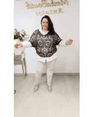 Jersey Ganchillo Olivia | Jersey calado femenino y versátil