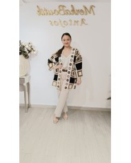 Rebeca Crochet Larga Naturaleza | Talla única 44 a 54