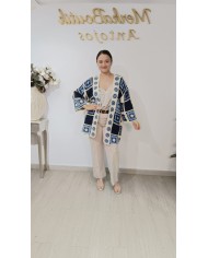 Rebeca Crochet Larga Naturaleza | Talla única 44 a 54