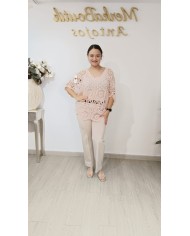 Jersey Ganchillo Olivia | Jersey calado femenino y versátil