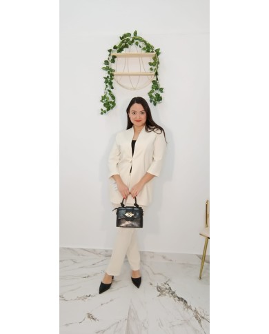 Conjunto Piqué Álava | Conjunto elegante de dos piezas para mujer