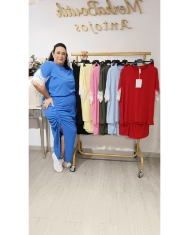 Conjunto Grecia - Elegancia Mediterránea