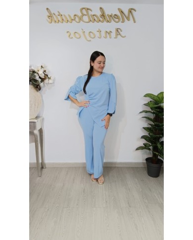 Conjunto Crespón Mateo | Conjunto elegante de dos piezas para mujer