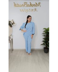 Conjunto Crespón Mateo | Conjunto elegante de dos piezas para mujer