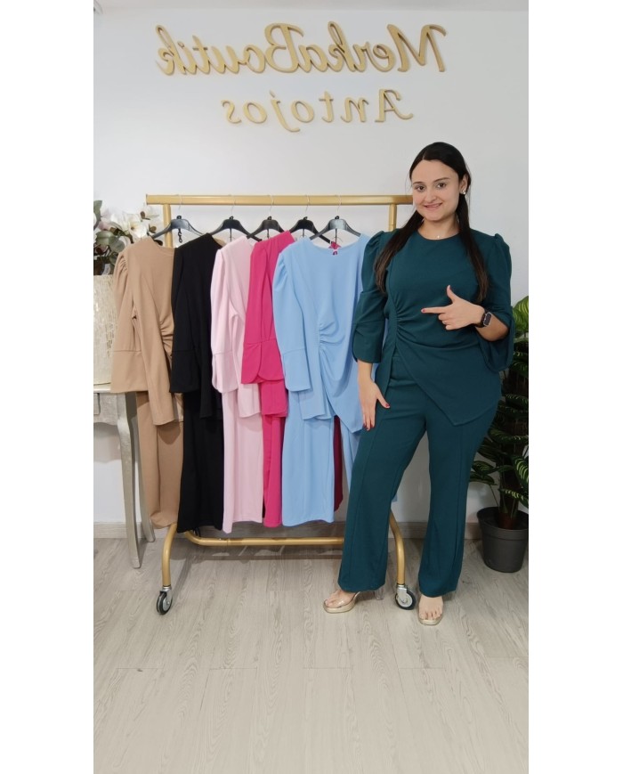 Conjunto Crespón Mateo | Conjunto elegante de dos piezas para mujer