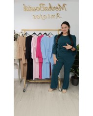 Conjunto Crespón Mateo | Conjunto elegante de dos piezas para mujer