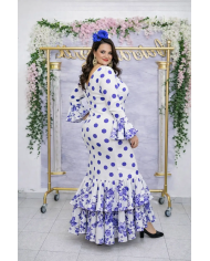 Vestido Jimena | Vestido de flamenca talla única 48 a 54