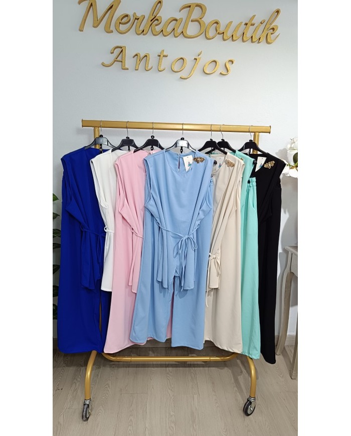 Conjunto Griego de dos piezas para mujer, talla única de la 48 a la 54