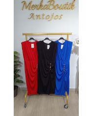 Conjunto Alicrado Botones Merche | Talla única 48 a 54